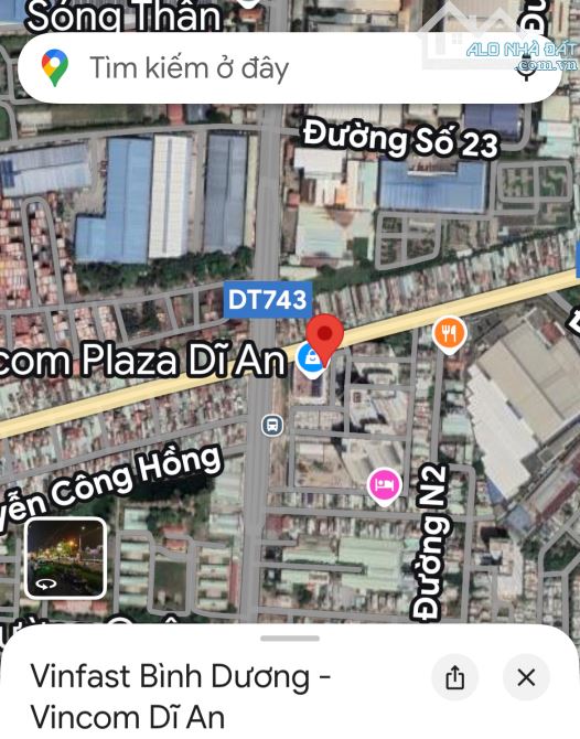 MẶT TIỀN 3 TẦNG NGANG KHỦNG 15M, ĐƯỜNG CHÍNH N2 – KĐT TM-DV SÓNG THẦN, DĨ AN, GIÁP DT743 - 2
