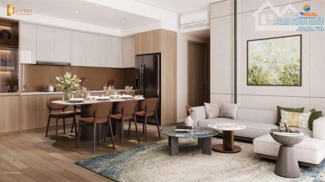 Dual Key 3BR Masteri Rivera  2 chìa khóa cực hiếm tối ưu đầu tư ,kết hợp ở cho thuê - 2