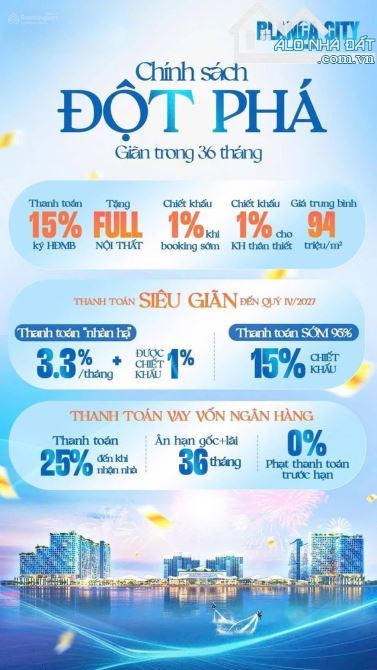 CH 68m2 ban công lớn giá dự kiến 6,3tỷ tại Blanca City, TT trước 1,6 tỷ, cơ hội không thể - 2