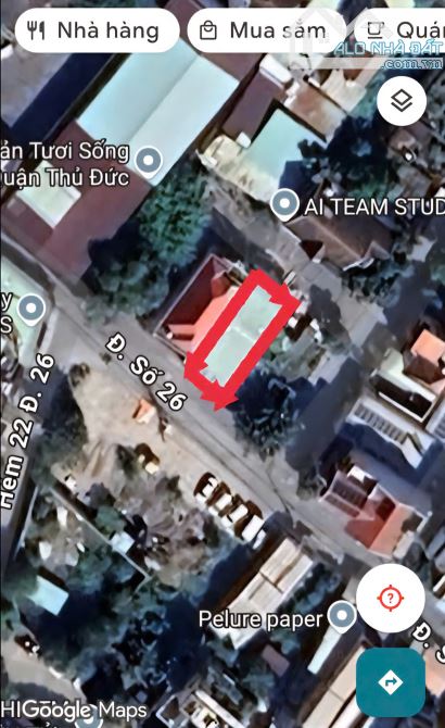 Bán đất 2 MT đường 26, TP Thủ Đức, gần sông Sài Gòn. Diện tích 147m2 - 2