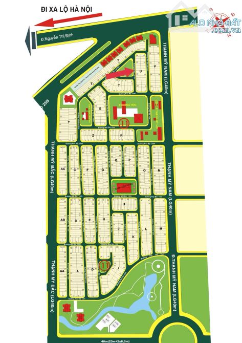 Bán đất dự án Thạnh Mỹ Lợi 35.2ha đường Nguyễn Trọng Quản Quận 2 cũ (140m2) 145 tr/m2 - 2