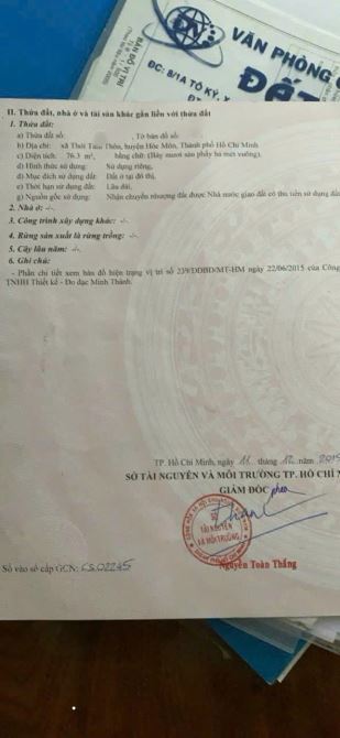 Quá Ngộp Chủ Ngộp Cần bán nhanh Căn nhà Trịnh Thị Miến Hóc Môn  76m2 Sổ Hồng Riêng - 3