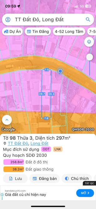 Bán Căn Nhà Mặt Tiền Đường Tôn Đức Thắng-Thị Trấn Đất Đỏ -Huyện Long Đất-Tỉnh BRVT Dt 297m - 4