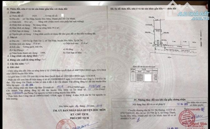 Ngộp tiền cầnn bán nhà tại 1 sẹc Lê Thị Lơ Hóc Môn 60m2 giá 835 triệu sổ hồng riêng - 6
