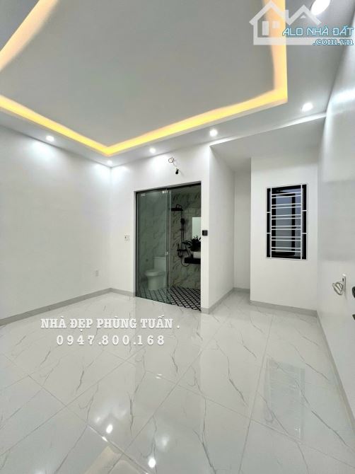 P Tuấn... Nhà đẹp 3 tầng Độc Lập, Khúc Hạo, Lê Chân, HP _ 60.9m2 _ Ô tô đỗ cửa _ Gần chợ - 8