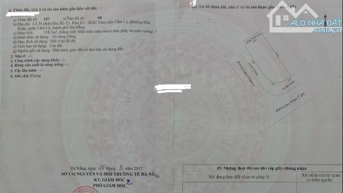 BÁN ĐẤT LÔ GÓC ĐƯỜNG 29 THÁNG 3 & CẨM CHÁNH 2,HÒA XUÂN,CẨM LỆ,ĐÀ NẴNG