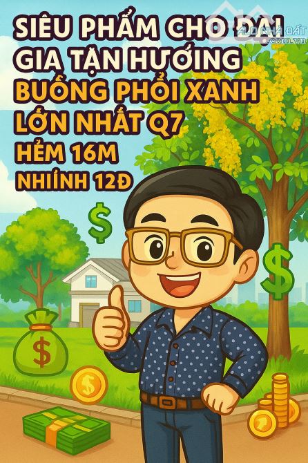 🏡 SIÊU PHẨM CHỈ DÀNH CHO ĐẠI GIA -BUỒNG PHỔI XANH KHỦNG👍 Q7 -VỊ TRÍ ĐỈNH -NHỈNH 12TỶ🚐