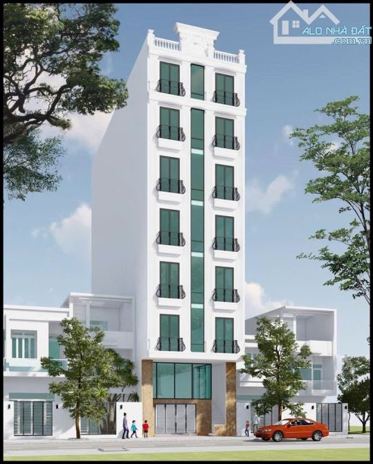Bán căn hộ dịch vụ 7 tầng,16 phòng kép kín,dòng tiền 90tr/tháng, ô tô đổ cửa, PCCC đầy đủ