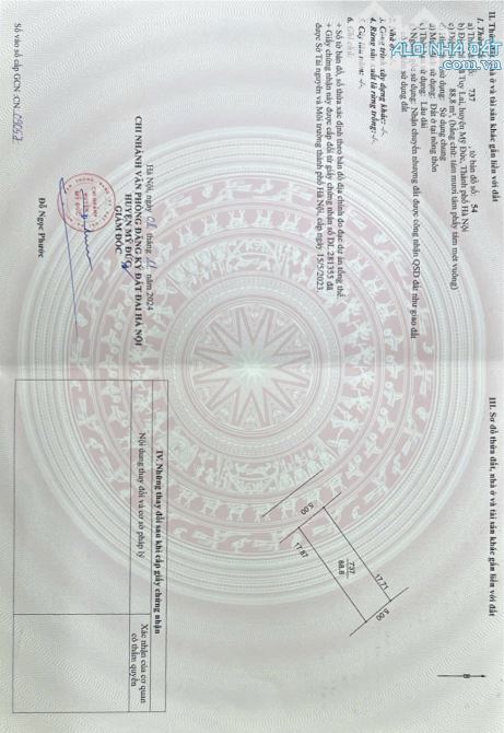 Bán đất Tuy Lai 88,8 m đất Tuy Lai, Mỹ Đức, HN . Chủ cần tiền muốn ra nhanh trong 10 ngày - 1