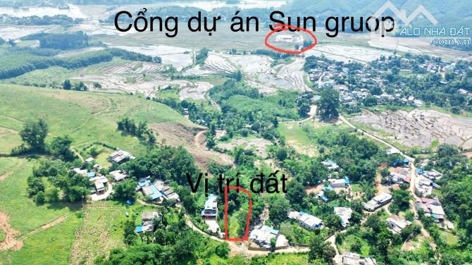 847m Có 158m Đất Ở - Bám Suối Đá Đầu Nguồn Đẹp -  Sát Dự Án Cáp Treo Sun Gruop Kim Bôi - 1