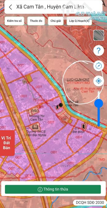 Bán lô đất nhà ở Cam Tân - Cam Ranh giá rẻ ! - 1