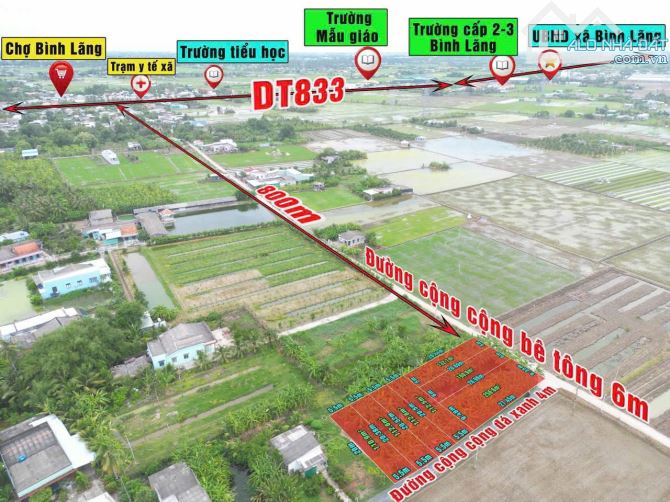 🚀 CƠ HỘI ĐẦU TƯ BĐS F0 – BÌNH LÃNG, TÂN TRỤ, LONG AN 🚀 💰 Sở hữu đất nền chỉ từ 420 triệ - 3