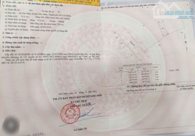 Gồng Không Nỗi Cần Bán nhanh Căn nhà ở Tân Hiệp 8 Hóc Môn 75m2 Sổ Hồng riêng 750triệu - 4