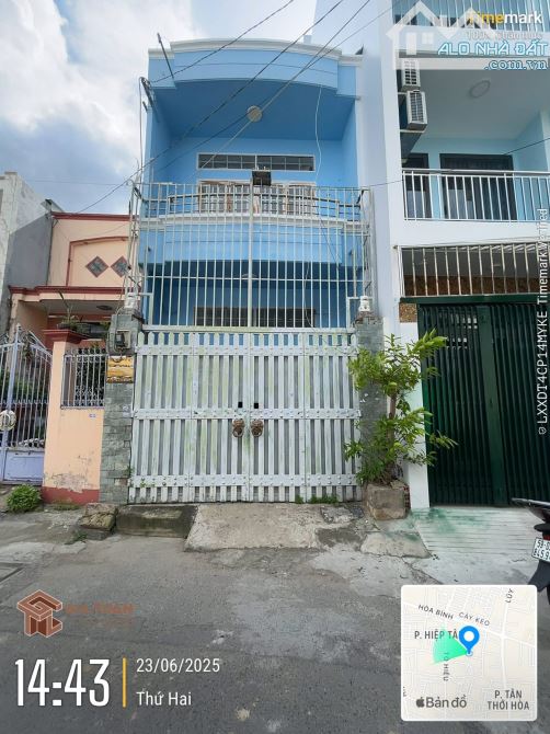 NGỘP CẦN RA GẤP - HOÀ BÌNH TÂN PHÚ - DT: (4x16 ) 2 TẦNG - NHỈNH 7 TỶ - 4
