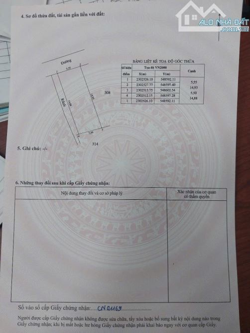 Bán lô đất 83m tại Thị Trấn Khoái Châu. Đất ODT. Oto đỗ cửa, giá cực hợp lý. Chỉ 23tr/m. - 5