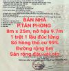 BÁN NHÀ TÂN PHONG, 1TRỆT 1LẦU LỬNG, SỔ HỒNG THỔ CƯ ĐƯỜNG RỘNG 6m GẦN CƯ XÁ PHÚC HẢI