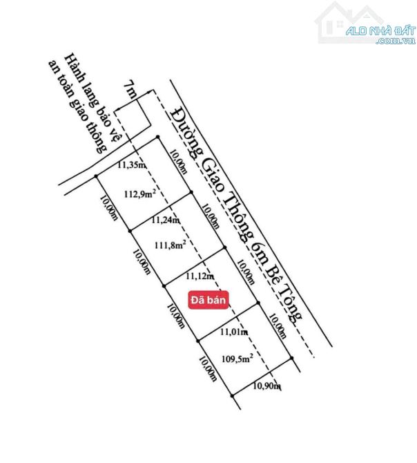 Hàng hiếm, 110m2 đất thổ đường xe tải tránh nhau chỉ 520tr
