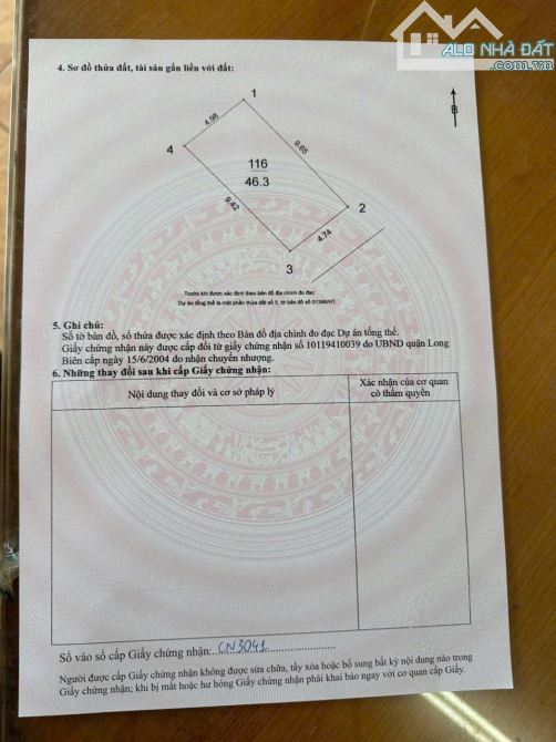 Đất đẹp hiếm đường ô tô khu Quân Đội Tư Đình Long Biên DT 46m2 . Giá 12 tỷ