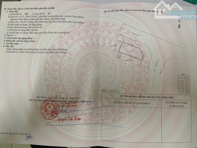 Bán đất mặt tiền đường Nguyễn Diêu