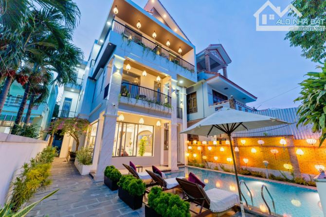 Villa trung tâm phố cổ Dt 271m2, 10P đang kinh doanh, cách chùa cầu 1km - dễ sinh lời - 1