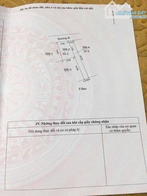 Bán đất Đức Thượng 43m2 mặt tiền 4.9m hậu 5.5m ô tô 7 chỗ vào đất 100m ra chợ giá 4 tỷ 2 - 4