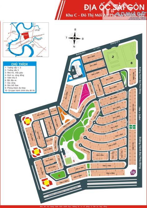 Bán đất An Phú An Khánh mặt đường Bùi Tá Hán Quận 2 cũ gần Trường Học (256m2) 175 tr/m2 - 4
