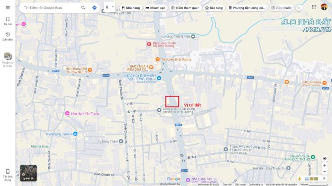 Bán đất 10x28.5m, mặt tiền đường ĐT.743 p.Bình Chuẩn kế Ngã Tư Miếu Ông Cù - 5