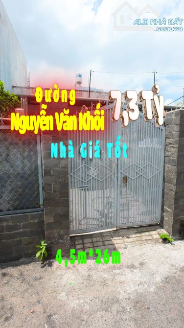 Nhà Cấp 4 , Đường Số 3( trục Nguyễn Văn Khối), F9, 4,5*26m,Còn 7,1 Tỷ "Có Video Mô Tả" - 2