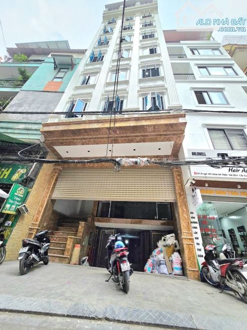 BÁN TÒA NHÀ CĂN HỘ DỊCH VỤ DOÃN KẾ THIỆN, CẦU GIẤY DT90M,  9 TẦNG, MT 6.9M, GIÁ  52 TỶ