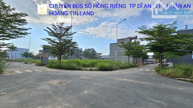 Bán lô góc 6x16m Đường D2 KDC Lộc Phát p. Thuận Giao gần AEON Bình Dương