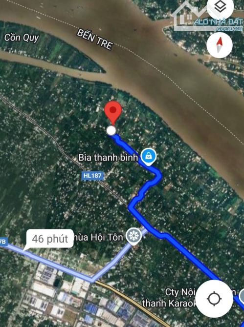 Bán 6800m2 đất vườn gần khu công nghiệp giao long