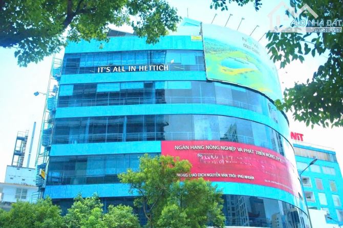 BÁN BUILDING 1.535m2 - Góc 2 MT Nguyễn Văn Trỗi, P10, Phú Nhuận - 15mx15m-1H 8L-275 Tỷ. - 1