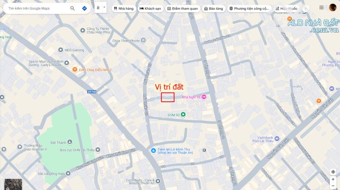 Bán đất 4.1x20m, hẻm Lái Thiêu 27 p. Lái Thiêu gần trường cấp 1 - 3