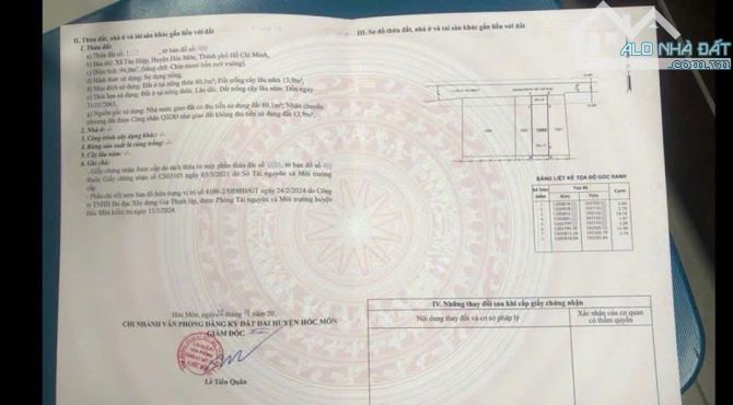 Cần Bán nhanh Cănnhaf ở tân hiệp Hóc Môn 720triệu Sổ hồng Riêng 94m2 bao Phí Thuế - 4