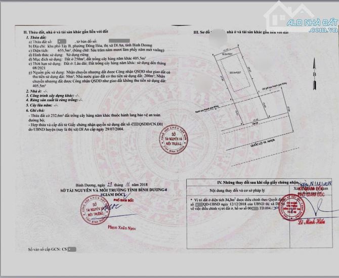 Bán đất MT đường Quốc Lộc 1K ngay GO Dĩ An, p.Đông Hòa, Tp.Dĩ An chỉ 33 tỷ M6615 - 5