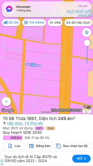 BÁN LÔ ĐẤT CHÂN DÀI THUỘC KP 4, PHƯỜNG TÂN THÀNH - TP HỒ CHÍNH MIMH CHỈ 1 TỶ 800TR - 7