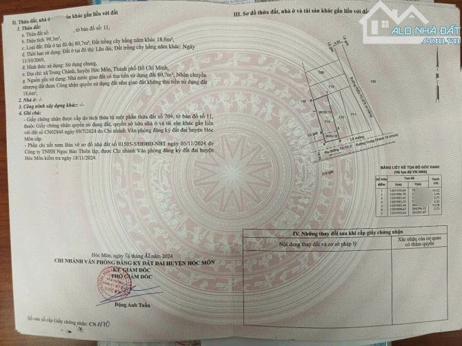 BÁN NHÀ 1 TRỆT 1 LẦU - TRUNG CHÁNH, HÓC MÔN – GIÁ CHỈ 890 TRIỆU