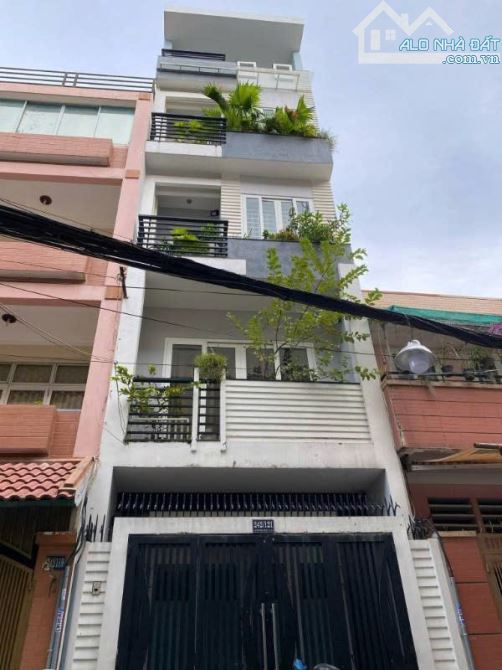 Nhà Hẻm Xe Hơi 8m Đường Nguyễn Thiện Thuật,  Quận 3 - Nhà Đẹp, Giá Tốt - 4x17m 5 Tầng