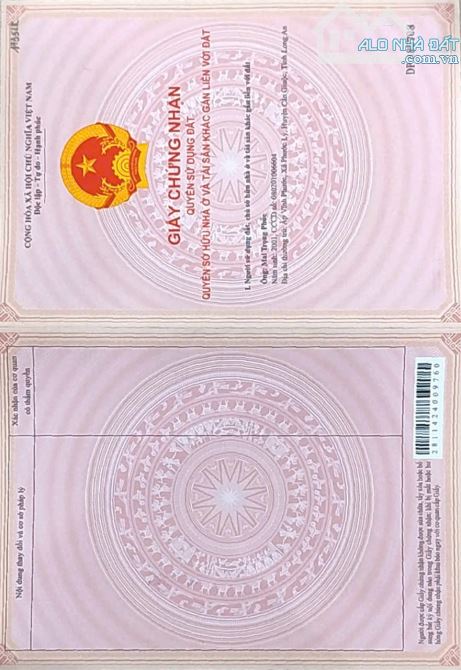 Đất thổ cư, sổ hồng riêng. xây dựng tự do.