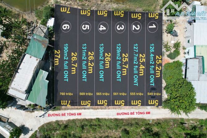 Đất xã Ninh Quang thị xã Ninh Hoà 129m2 Chỉ 515tr Đường 6m gần QL1a
