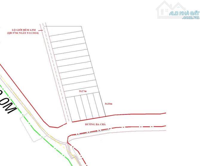Cần bán đất QH dân cư 2.400m2 góc 2 mặt tiền phù hợp phân lô
