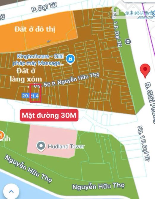 Hàng Hiếm! Nguyễn Hữu Thọ, Linh Đàm 200m2 - MT 8.5M - 2 Mặt Đường, Ô tô Tránh, Vỉa Hè, KD - 1