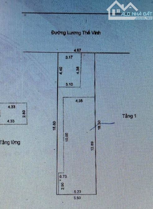 MUA ĐẤT TẶNG CĂN NHÀ CẤP 4 MẶT TIỀN ĐƯỜNG LƯƠNG THẾ VINH GIÁ CHỈ 7TY8 - 1