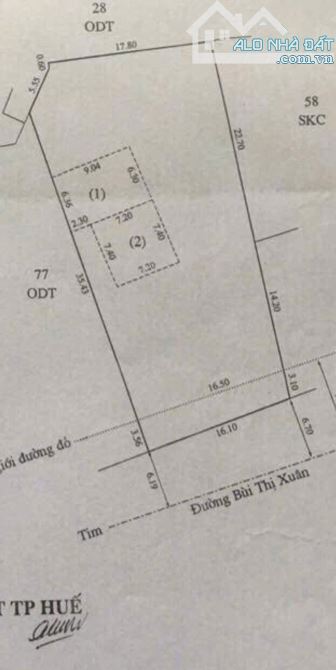 BÁN GẦN 800M2 MẶT TIỀN KINH DOANH BÙI THỊ XUÂN NGAY SÁT CẦU NGUYỄN HOÀNG, TP.HUẾ - SỐC ❌ - 3