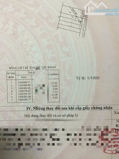 Nợ xấu cần bán lô đất 8x12 ( 95m2). Tân Thới Nhì, Hóc Môn. Giá 990 TRIỆU - 3