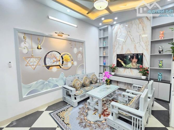 5 bước ra ô tô,Hoàng Mai, ngõ thông rộng thoáng, chỉ 6,5 tỷ, mặt tiền 5m, DT34m2*5 tầng - 3