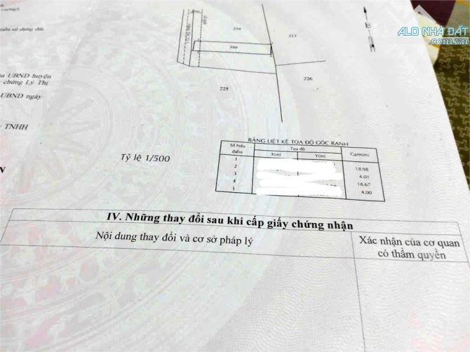 Bán đất NGỘP tại Đỗ Văn Dậy, Tân Hiệp, Hóc Môn. Giá 450 TRIỆU, 75,3 m2 - 5