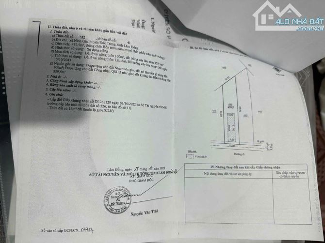 Bán đất nền Biệt Thự View Sông Làng Chùa Đại Ninh,DT 10m x 49m,bán 2.7 tỷ TL - 5