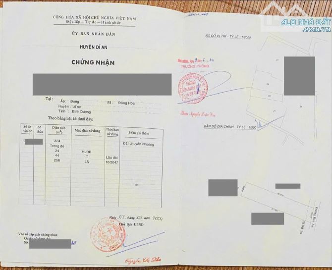 Đất gần ngã 3 Cây Lơn, phường Đông Hòa, TP Dĩ An. 19 tỷ - 6