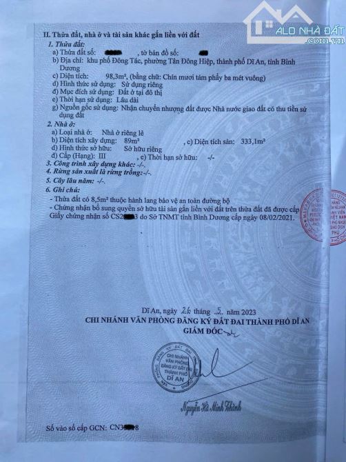 Nhà phố mặt tiền Nguyễn Thái Học gần chợ Dĩ An 1 - 8